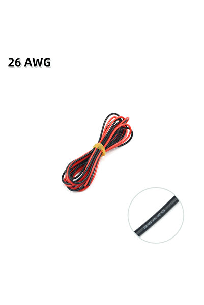 Choice 26AWG 2 meter Silicon Wire 8 10 12 14 16 18 20 22AWG Heatproof Soft Si...