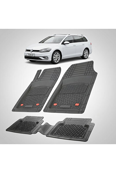 TEAMCAR ®   Covorașe auto tip tavă compatibile cu Volkswagen Golf Variant VII...