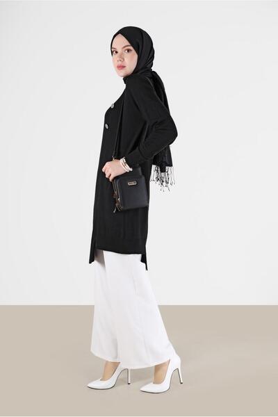 Alvina BELİ DÜĞMELİ GENİŞ PAÇA PANTOLON 70300