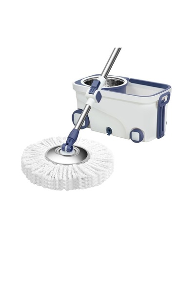 Biki 360 Degree Rotating Cleaning Floor Mop Bucket Set with Wringer