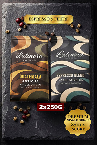 Lalinora Coffee Co Guatemala Antigua & Espresso Blend Core Coffee 500g Filter...