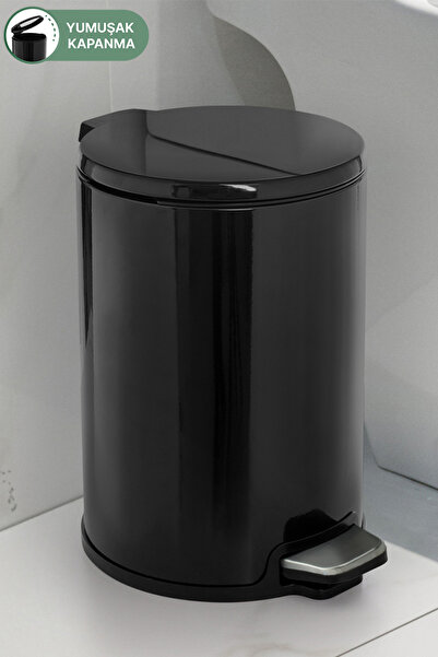 Prima Nova Cigo 12 LT Ατσάλινος κάδος απορριμμάτων με μαλακό κλείσιμο και πεν...