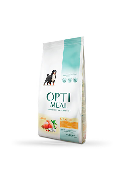 OptiMeal Hrana uscata pentru caini adulti de talie mare - cu Pui, 20kg