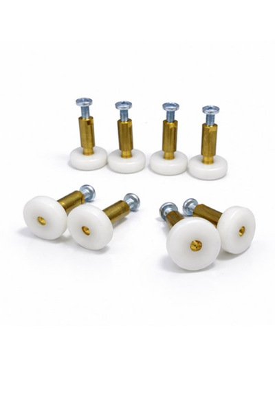 AYRINTISHOP Banyo Duşakabin Ve Cam Kabin Tekerleri çap 18mm boy uzunluk 18mm ...