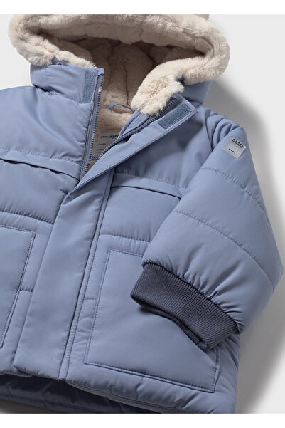 MAYORAL Παλτό με γούνινη κουκούλα για αγόρια