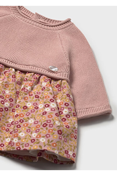 MAYORAL Newborn Girl Knitted Dress