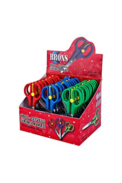 Brons ΨΑΛΙΔΙ ΜΕ ΕΛΑΤΗΡΙΟ & ΧΑΡΑΚΤΗ (1 Τεμάχιο) (Μικτά Χρώματα) BR-701