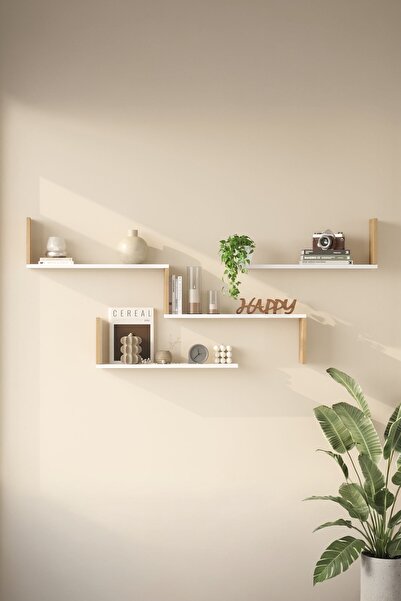 Yurupa Wall 28 Duvar Rafı Sepet-Beyaz WAL28-SW