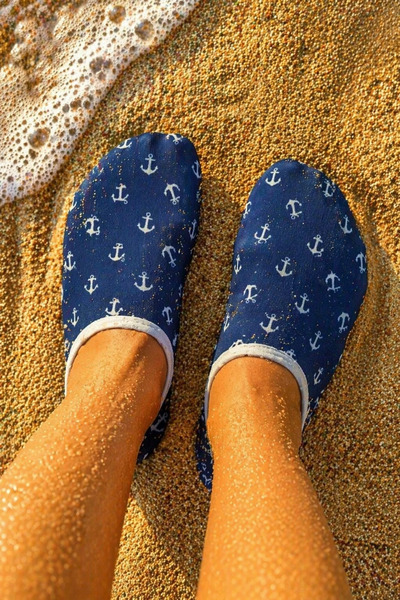 Funny Baby Αδιάβροχα μποτάκια θαλάσσης και πισίνας με μοτίβο σε ολίσθηση