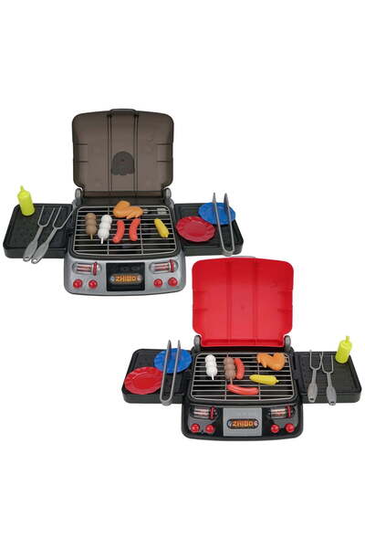 Arabest Kids Electric BBQ Play Toy,Realistic Plastic Kitchen Playset,47.2x34....