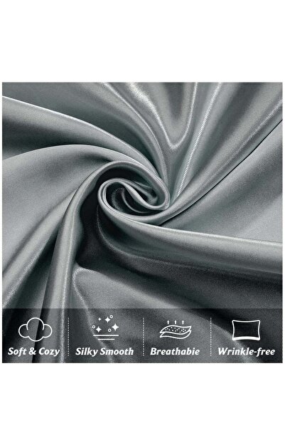 Yelajoy 2-Piece Silk Satin Pillowcase, Envelope Closure for Hair & Skin Care,...