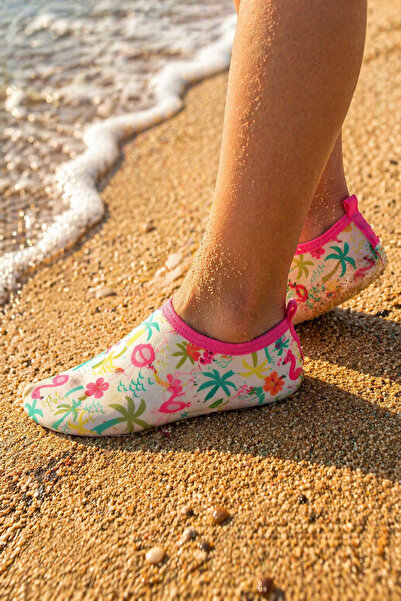 Funny Baby Αδιάβροχα μποτάκια θαλάσσης και πισίνας με μοτίβο σε ολίσθηση