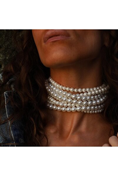 Bayemeyc Isla Grande İnci Choker Kolye