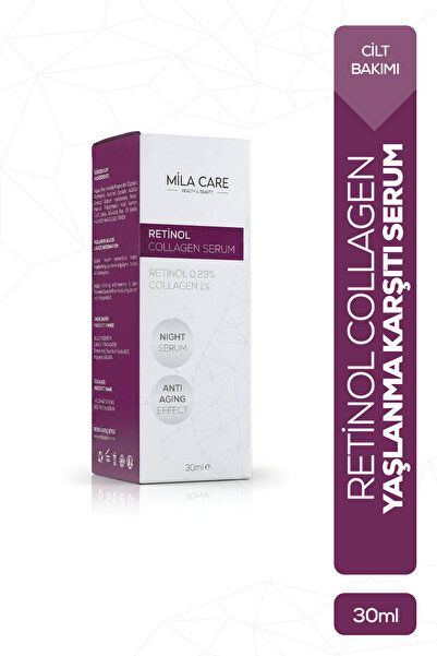 Mila Care Health&Beauty Kırışıklık Ve Anti-aging Retinol Collagen Serum 30ml