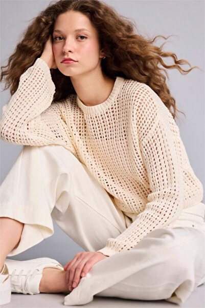 DeFacto Κανονικό πουλόβερ με λαιμόκοψη καγιάκ H1836AX26SP