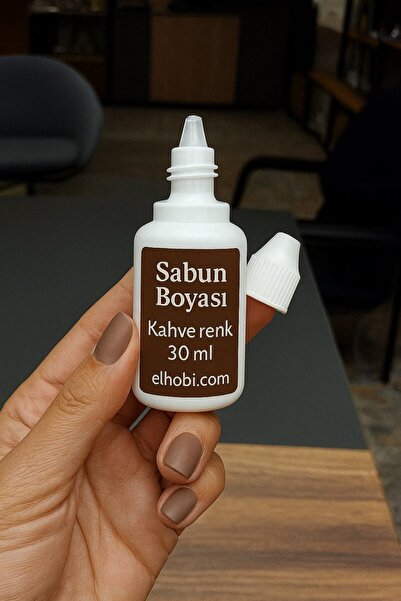 shop 1 adet Sabun Boyası veya Renklendirici - Kahve - 30 ML