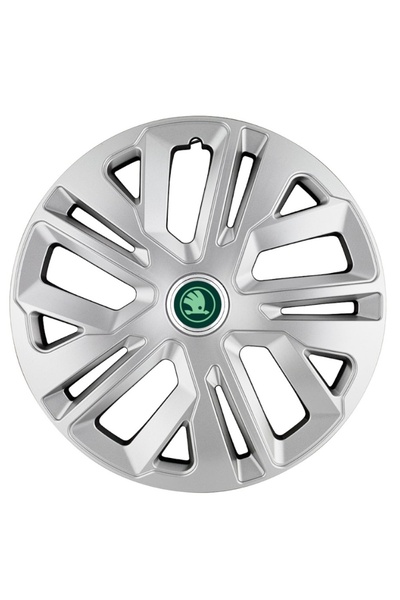 Autohelix MSA Set de 4 capace de jantă Raven Grey R16, pentru Skoda Green