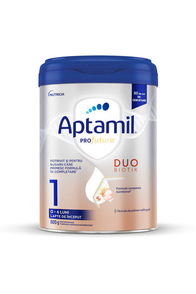 Aptamil PROfutura DUOBIOTIK 1 γάλα σε σκόνη, 800 g, 0-6 μηνών, Nutricia