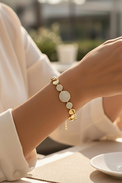 XUPING JEWELRY سوار من الزركون بحجر متوسط الحجم من ستايل إنساي/شوبينج للمجوهرات