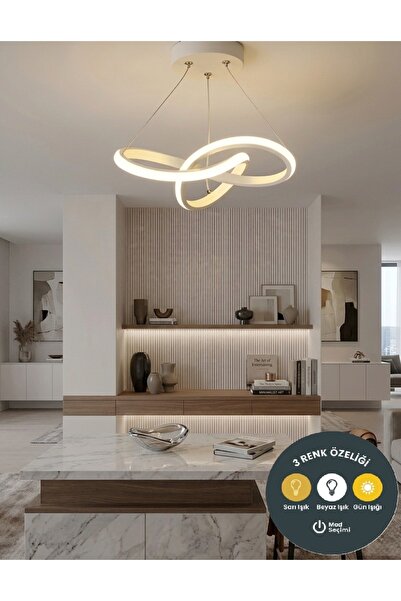 Snow Flower White 3-Color Pendant Modern Living Room, Kitchen, Children's Room and Entrance Lighting