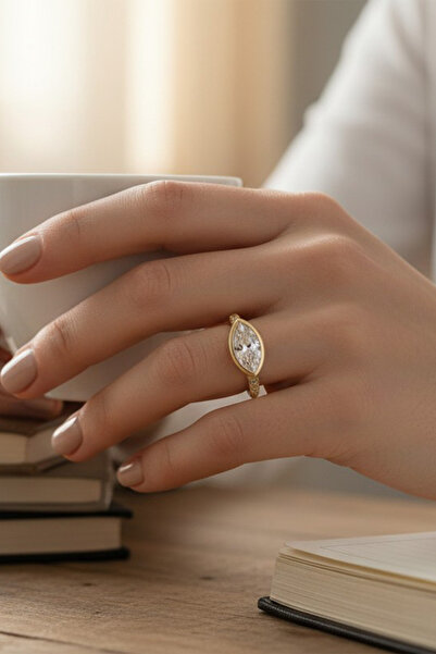 XUPING JEWELRY خاتم من مجوهرات XUPING بتصميم STYLE PEARL مع حجر زركون مقطوع ع...