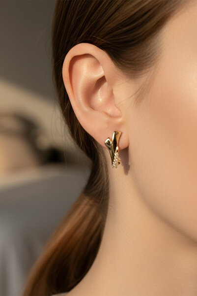XUPING JEWELRY أقراط زركون مينيمالية من STİL İNCİSİ/XUPING JEWELRY