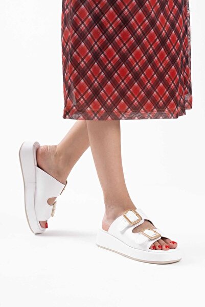 TRENDELLA Παντόφλες Nare White Skin