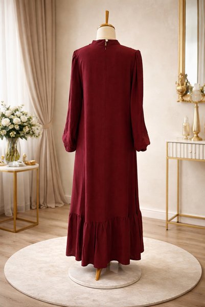 Atika Moda Hijab Linen Maxi Dress
