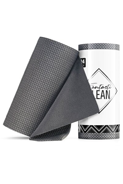 FantastiCLEAN Çok Amaçlı Rulo Mikrofiber Temizlik Bezi 45x30 24 Yapraklı Dese...