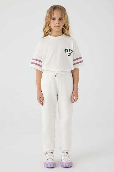 Tyess BG Store Κοριτσίστικο μπεζ παντελόνι