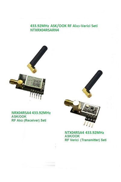 EGNE 433.92MHz ASK/OOK Rf Alıcı Verici Seti (NTXRX04RSARN4)