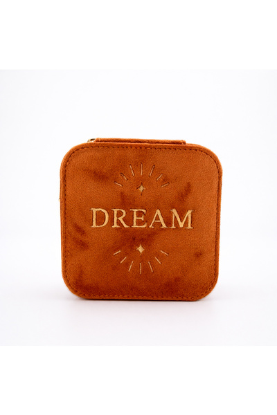 3rd March Studio Dream Nakışlı Takı Kutusu Aynalı Seyahat Takı Organizer Kadi...