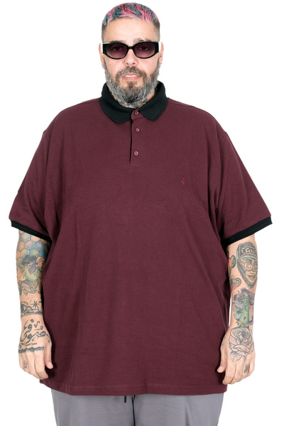 ModeXL Μπλουζάκι Πόλο Κλασικό Μεγάλου Μεγέθους Mode XL 26555 MÜRDÜM