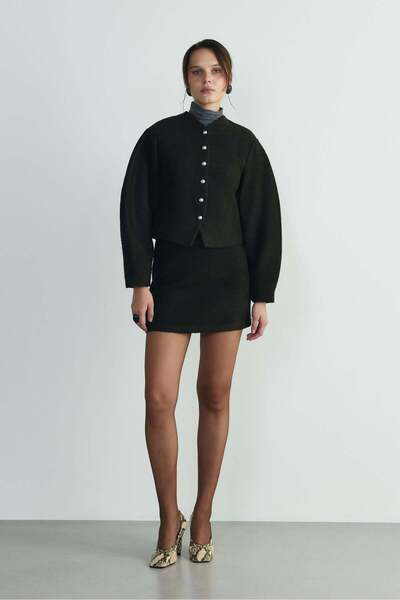 Suud Collection Hořká hnědá bunda Gigi Belden