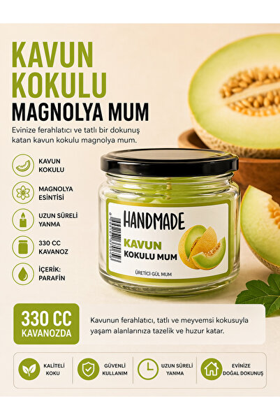 Gül Mum MAGNOLYA MUM KAVUN KOKULU