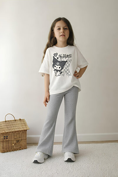 Belya Kids Wear Κοριτσίστικο Σετ Ολόσωμο Τοπ και Κολάν Υπερμεγέθους Σχεδίασης 42