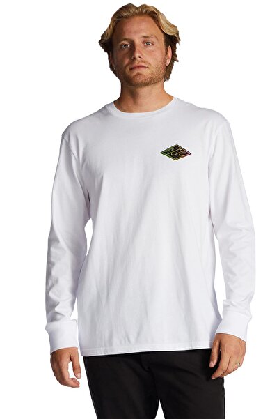 BİLLABONG Crayon Wave Ls Ανδρικό Λευκό T-Shirt ΑΝΔΡΙΚΟ T-SHIRT ABYZT01719