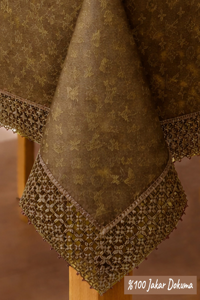 MonoHome Δεν χρειάζεται σιδέρωμα & ύφασμα ζακάρ χωρίς ραφές – Κομψό τραπεζομά...