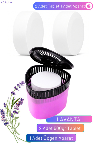 Saban Lavanta Nem Alıcı Set | 2 Adet Tablet 1 Adet Üçgen Aparat | Rutubet & K...