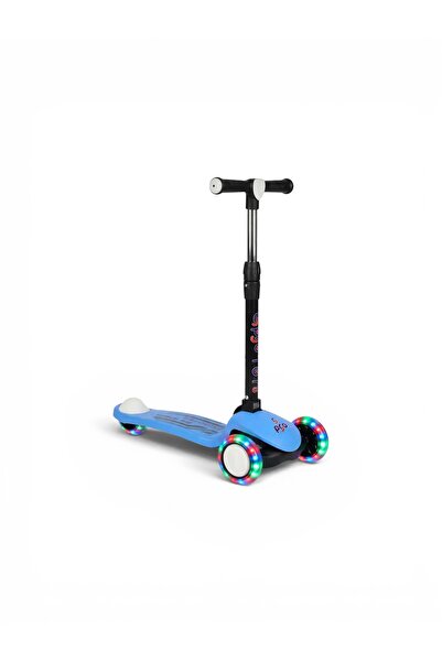 Rollino Pro Işıklı ve Katlanabilir 3 Tekerlekli Çocuk Scooter 3+YAŞ 50KĞ Kapa...