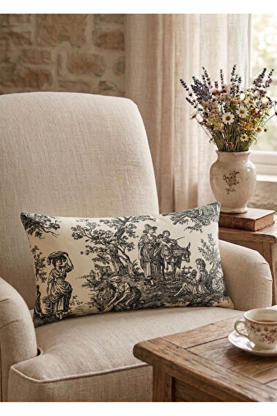 shopshop ss Μονό 30x50 εκ. Ορθογώνιο Γαλλικό Αγροτικό Ρουστίκ Vintage Διακοσμ...