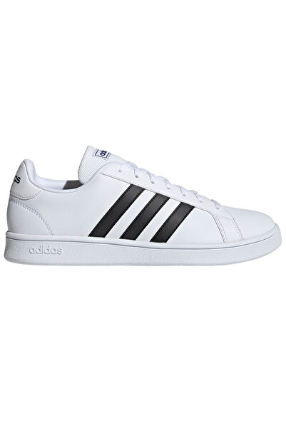 adidas حذاء كاجوال أبيض للرجال من جراند كورت بيس طراز Ee7904