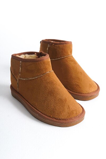 Italyty Shoe Γυναικείες μπότες Miny Suede Flat Sole με γούνα στο εσωτερικό