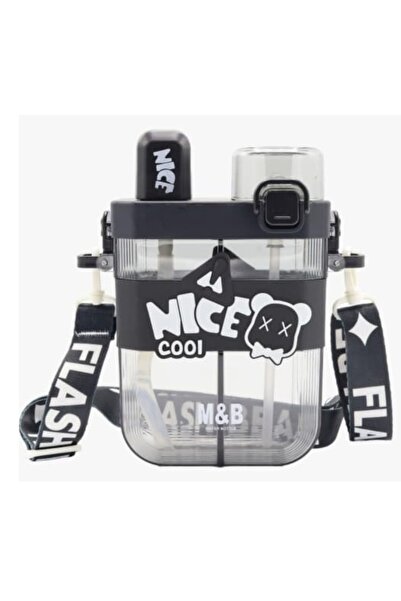 TUMBA'S Double Compartment Nice Cool Flask, Double Lid, Children's Water Bott...