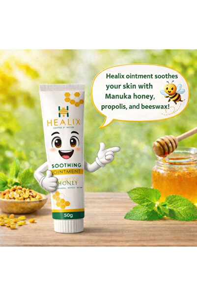 H HEALIX MANUKA HONEY NATURAL OINTMENT SOOTHING BURNS AND DAMAGED SKIN 50G