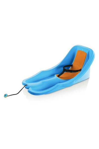 Gizmo Riders Sanie Baby Rider din plastic cu spătar pentru copii, portocaliu-...