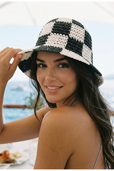 LAGRANZE Χειροποίητο πλεκτό καπέλο bucket για γυναίκες – Αναπνεύσιμο βαμβακερ...