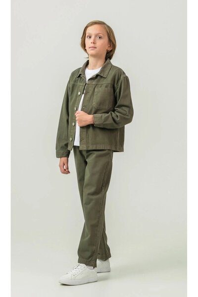 ALG Boys' Gabardine Back-Printed Holiday Suit 3 Pieces (One Size, It Is Recom...
