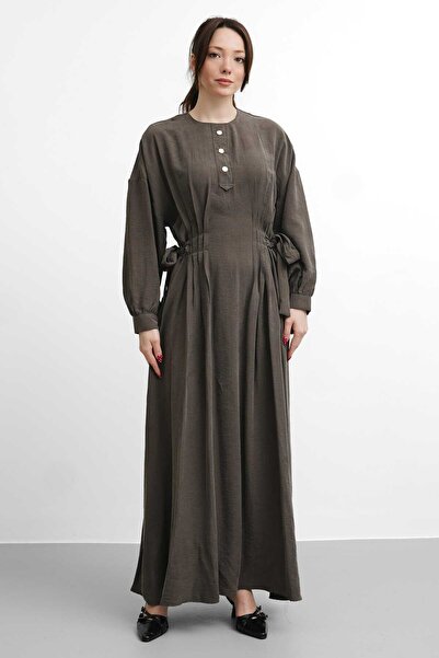 salisburys Γυναικείο μακρύ φόρεμα Molly Nelly με δέσιμο στα πλάγια