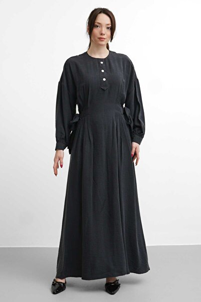 salisburys Γυναικείο μακρύ φόρεμα Molly Nelly με δέσιμο στα πλάγια